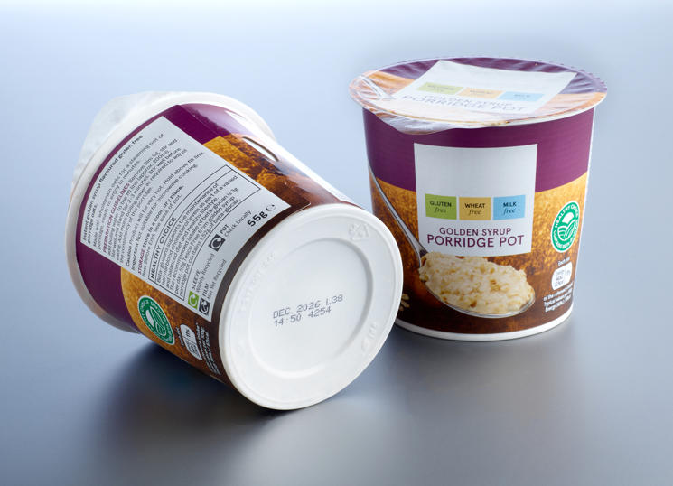 Plastik ambalaj üstüne inkjet kodlama makinesi ile tarih kodlama